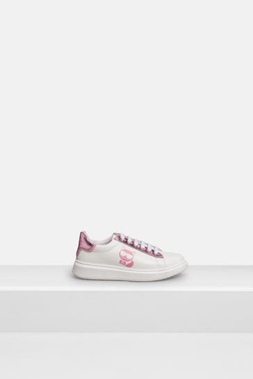 KARL LAGERFELD Leder-Sneaker zweifarbig