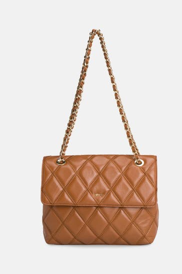 ABRO Handtasche cognac