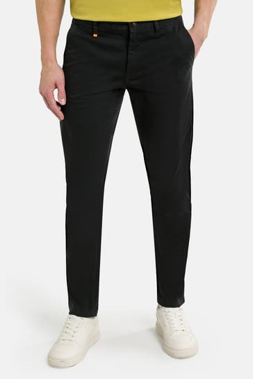 BOSS ORANGE Chino 'Schino-Taber' schwarz