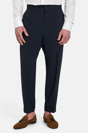 BOSS Stoffhose 'Prian' navy