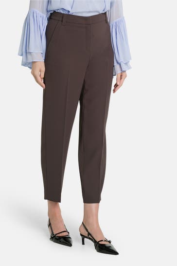 RIANI Stoffhose braun