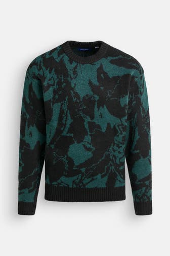 JACK & JONES Strickpullover 'Jorollie' gemustert