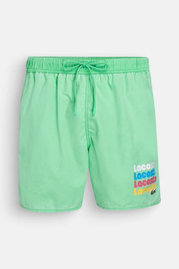 LACOSTE Boardshorts neongrün