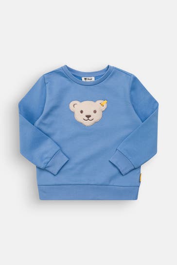 STEIFF Sweatshirt himmelblau