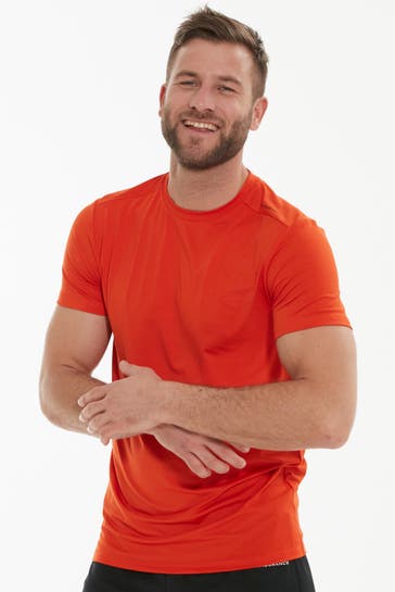 ENDURANCE T-Shirt 'Hubend' dunkelorange