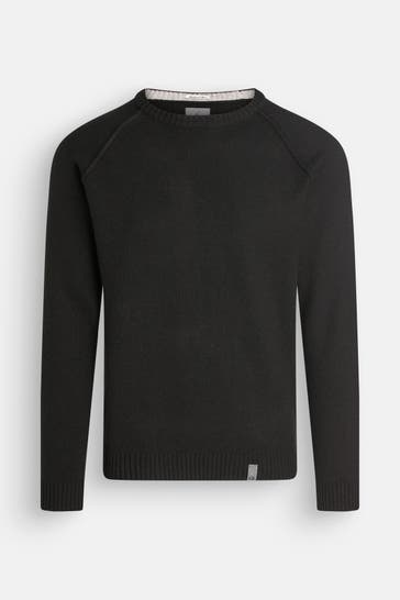 COLOURS & SONS Wollmix-Pullover schwarz
