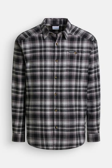 COLUMBIA Karohemd schwarz