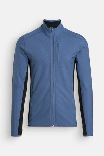 ICEBREAKER Sweatjacke 'Descender' graublau