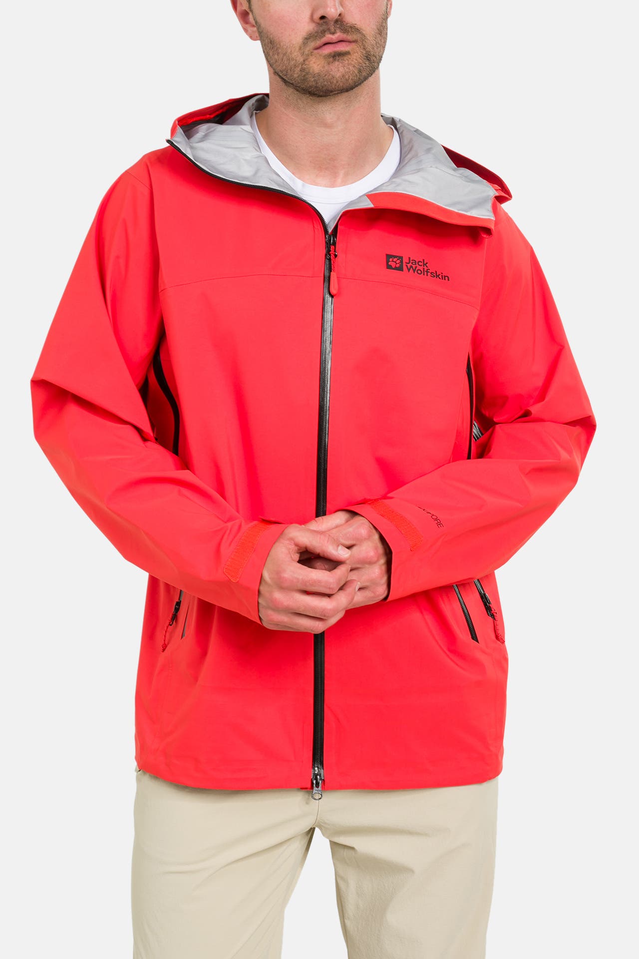 JACK WOLFSKIN Fahrradjacke orangerot, Bild 1