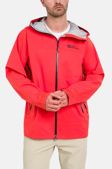 JACK WOLFSKIN Fahrradjacke orangerot