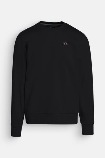 LA MARTINA Sweatshirt schwarz