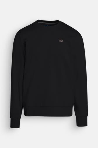 LA MARTINA Sweatshirt schwarz