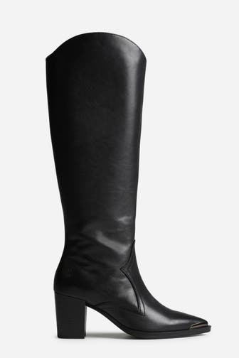 BRONX Lederstiefel 'Americana' schwarz