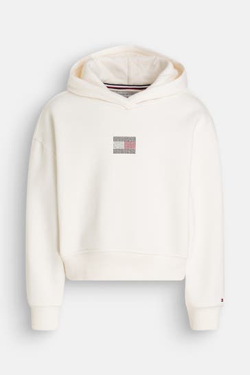 TOMMY HILFIGER Hoodie ecru