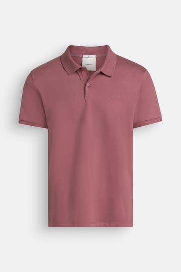 CALVIN KLEIN Polo-Shirt burgunder
