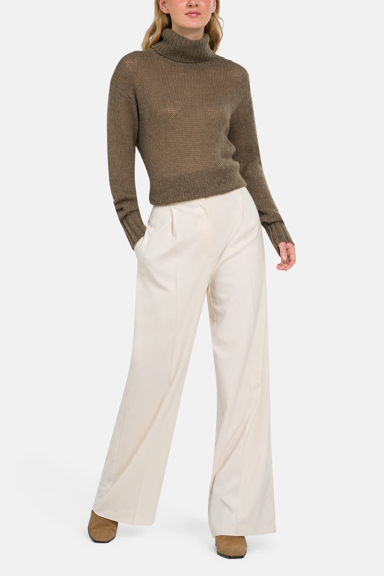 JOOP! Wollmix-Pullover dunkelgrün, Bild 1