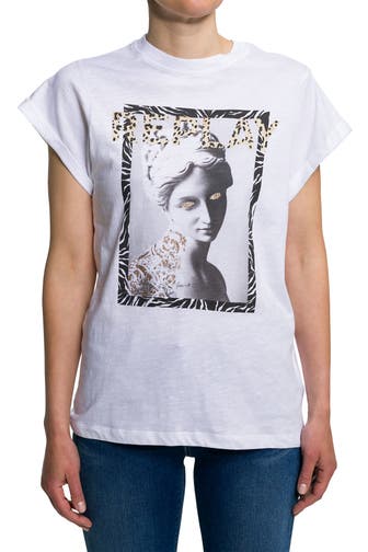REPLAY T-Shirt weiß