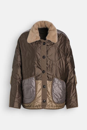 BLONDE NO. 8 Wende-Steppjacke mehrfarbig