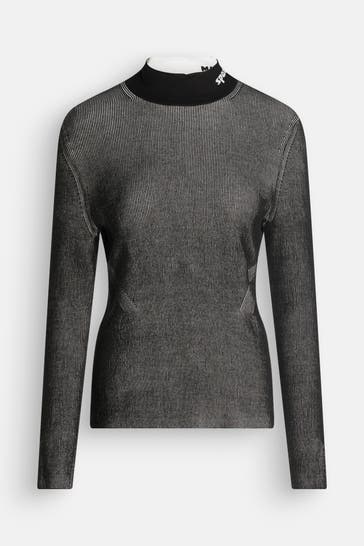 SPORTALM Rollkragenpullover schwarz