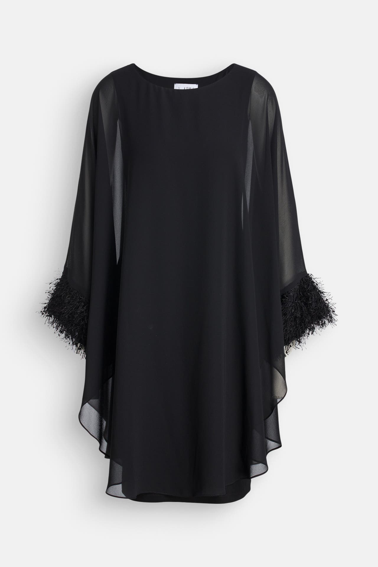 JOSEPH RIBKOFF Cape-Kleid schwarz, Bild 1