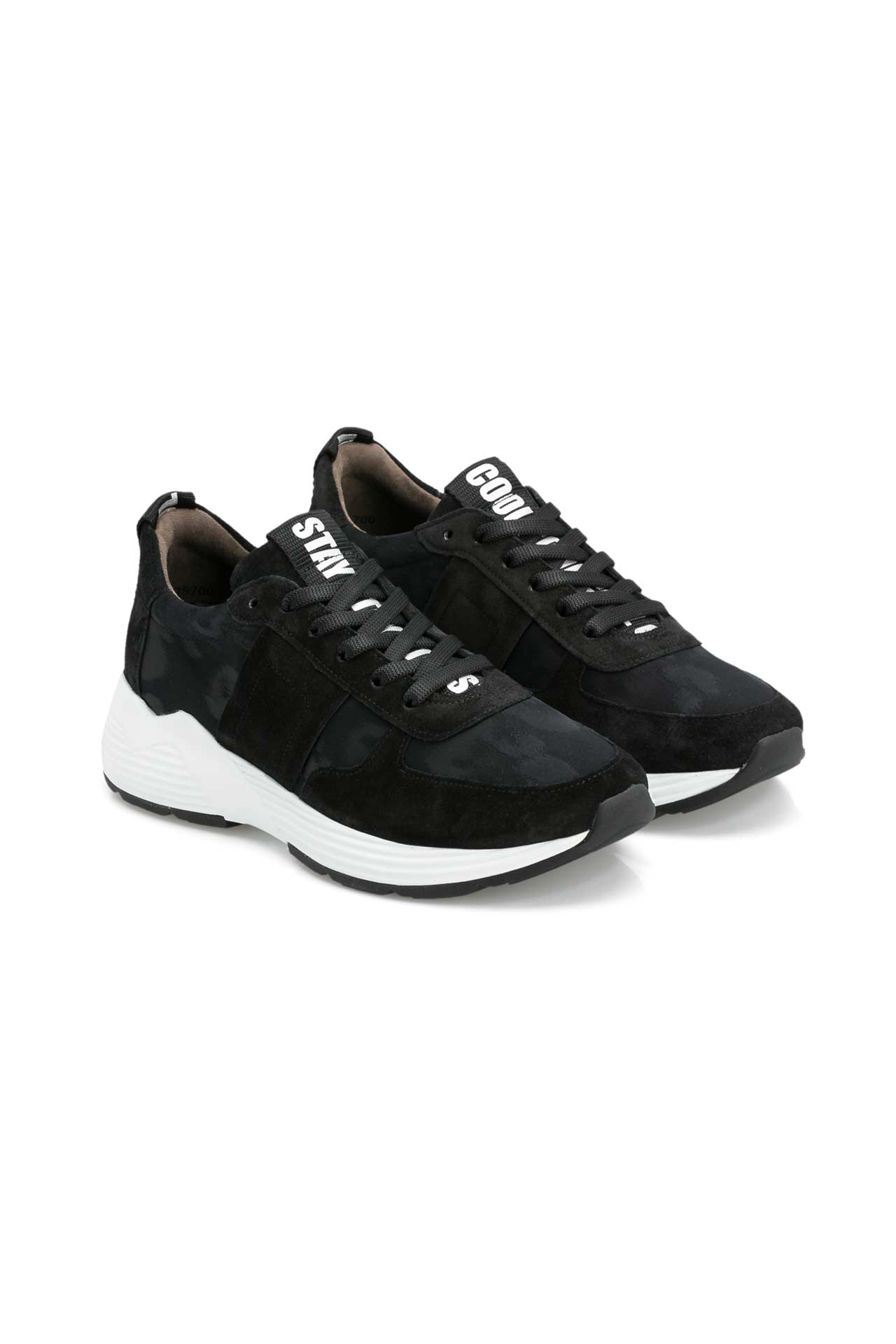 Black runners sale sales