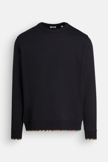 BURBERRY Sweatshirt 'Fawson' schwarz
