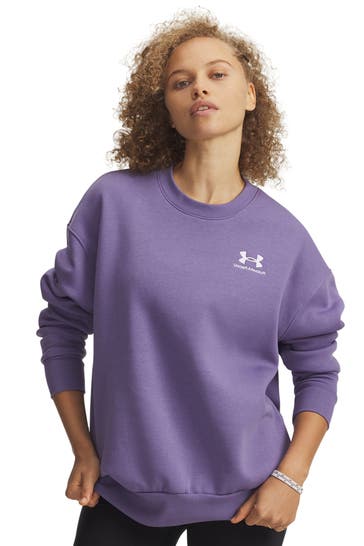 UNDER ARMOUR Sweatshirt 'Icon' lila