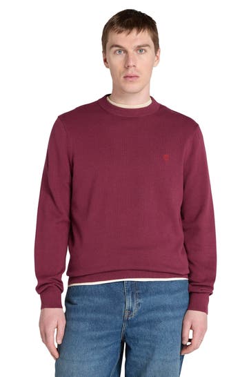 TIMBERLAND Strickpullover 'Illiams' weinrot