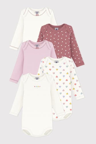 PETIT BATEAU 5er-Pack Bodies mehrfarbig