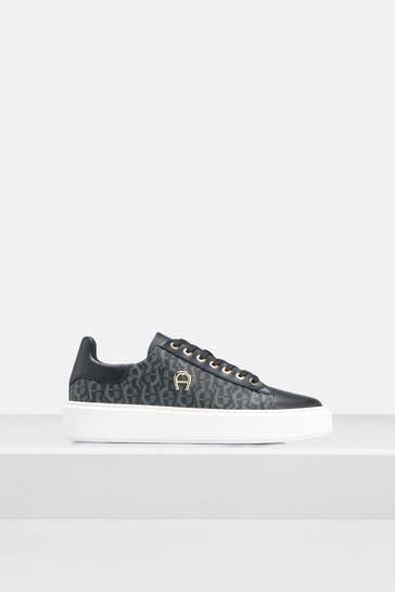 AIGNER Ledersneaker 'Sally' logo