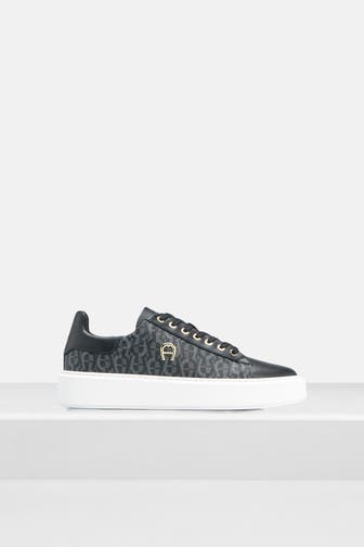 AIGNER Ledersneaker 'Sally' logo