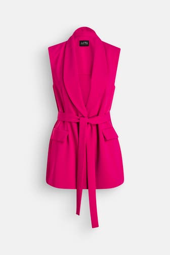 JOSEPH RIBKOFF Weste fuchsia
