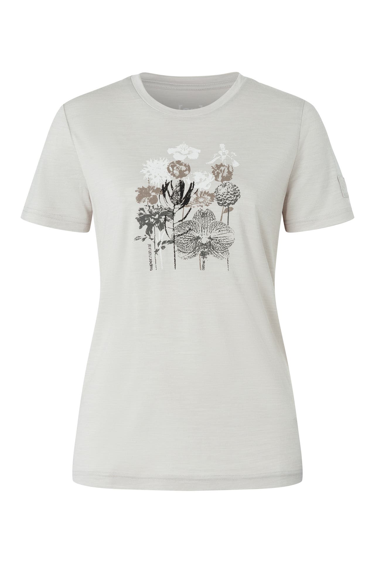 SUPER.NATURAL Funktionsshirt 'Orchid' hellgrau, Bild 1