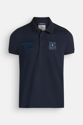 AERONAUTICA MILITARE Polo-Shirt schwarzblau