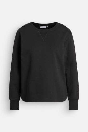 COMMA, Sweatshirt schwarz
