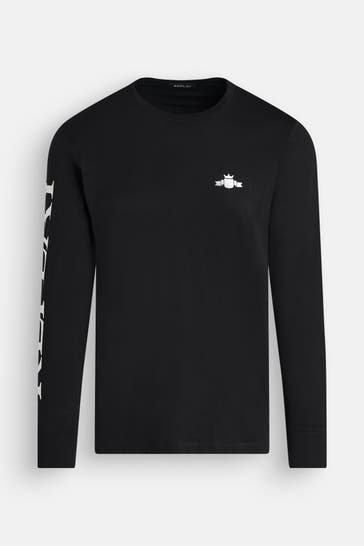 REPLAY Longsleeve schwarz