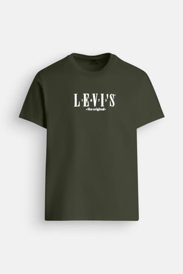 LEVI'S® T-Shirt moosgrün