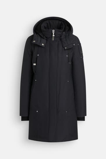 MOOSE KNUCKLES Daunenparka 'Longue Rive Parka 2' schwarz