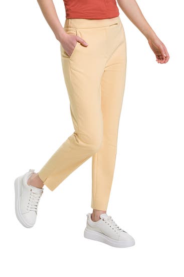 S.OLIVER BLACK LABEL - Stoffhose hellgelb