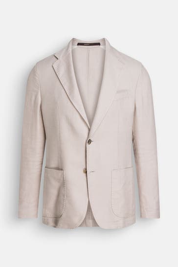 WINDSOR. Leinenmix-Sakko creme