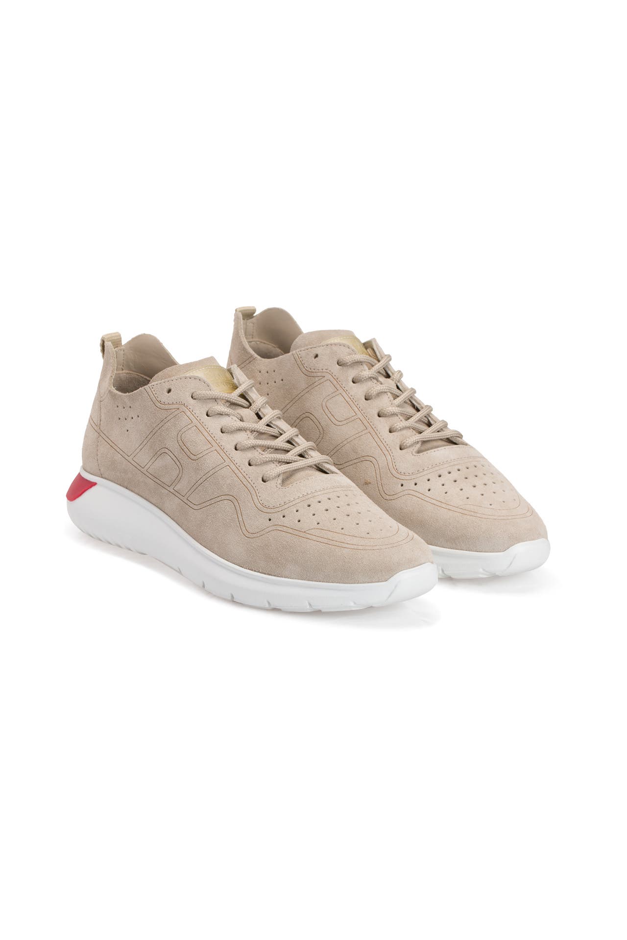 Leder Sneaker beige HOGAN g nstig online kaufen Outletcity
