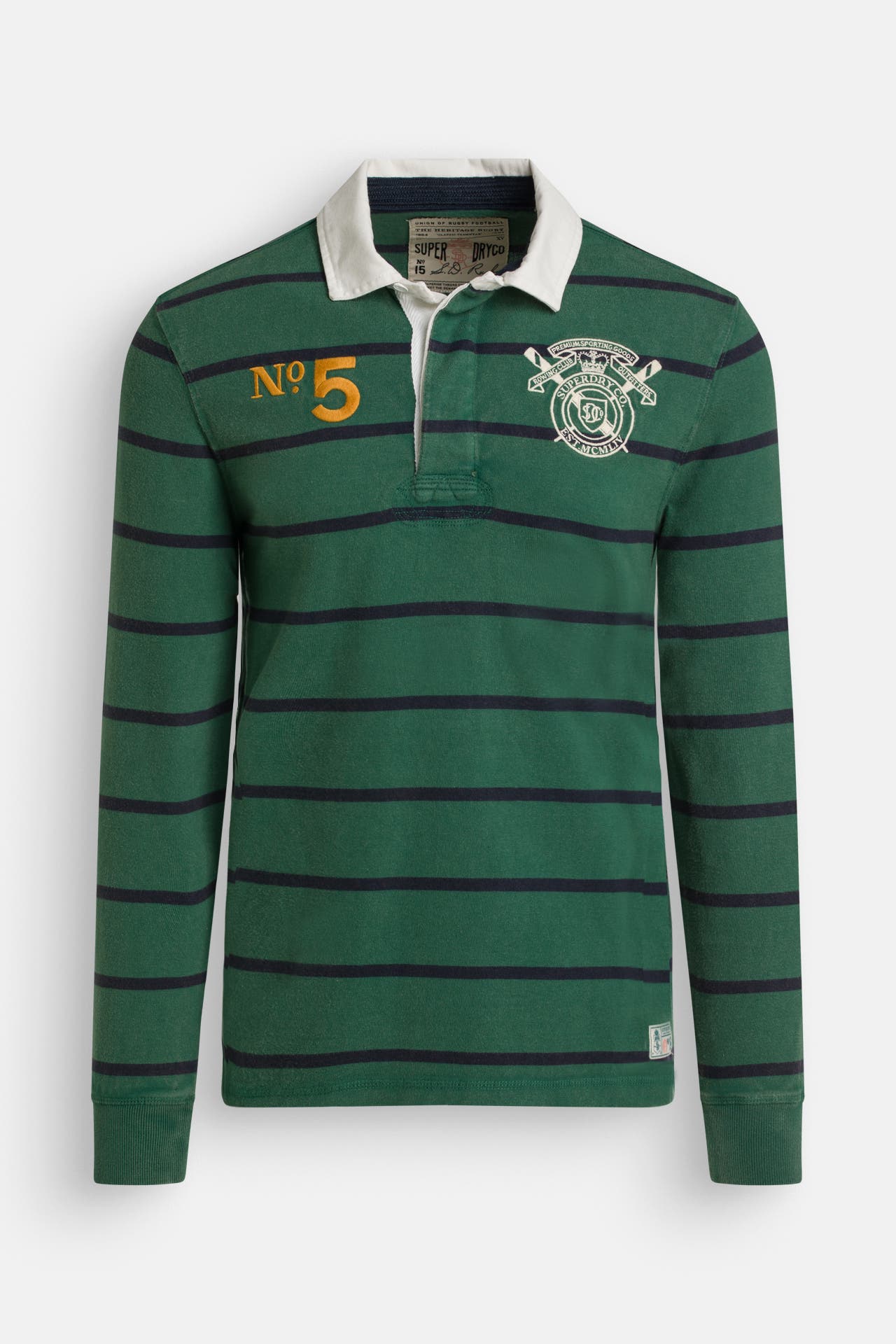 SUPERDRY Langarm-Polo gestreift, Bild 1