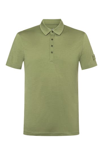 SUPER.NATURAL Polo-Shirt oliv