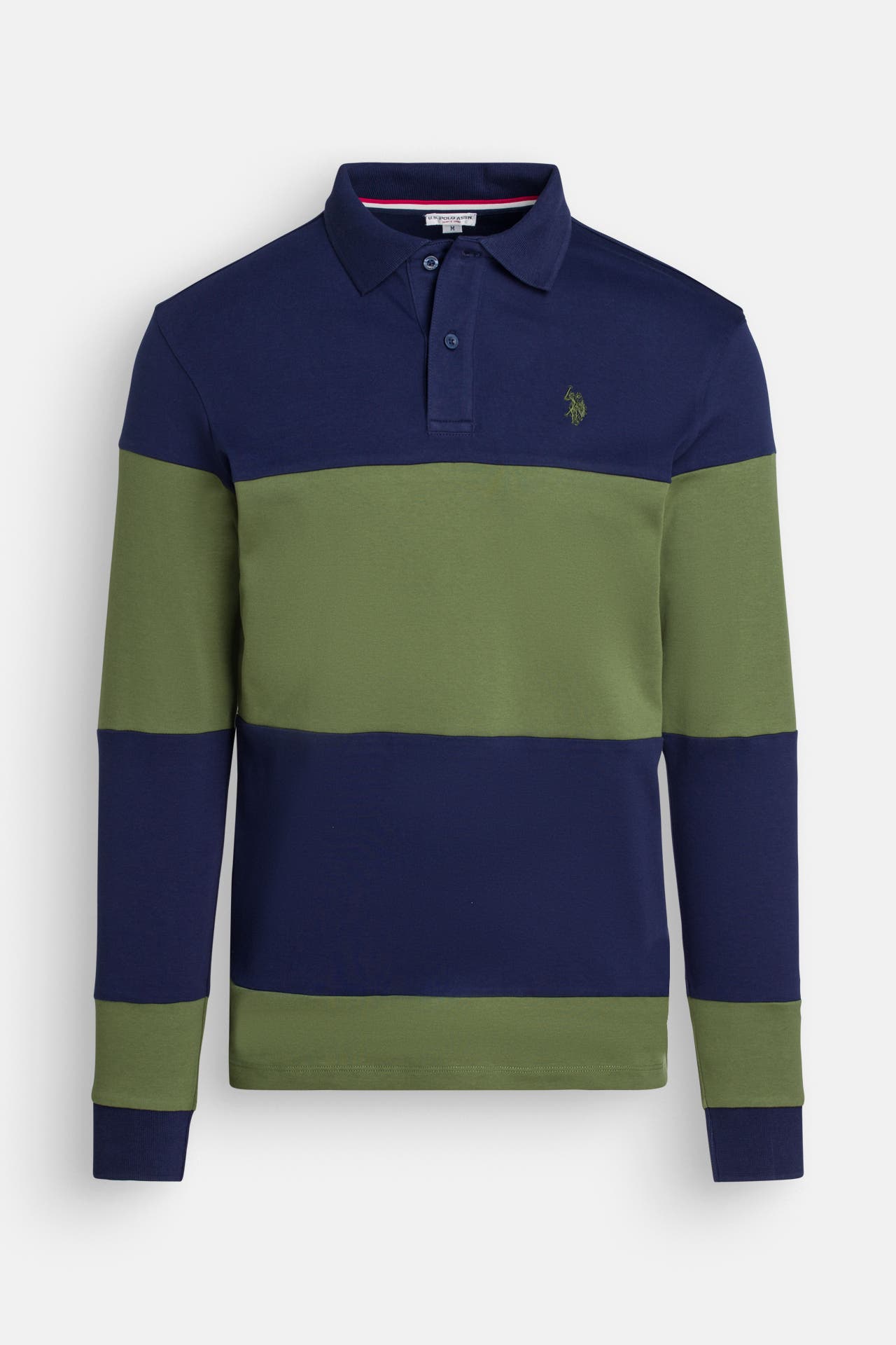 U.S. POLO ASSN. Langarm-Polo zweifarbig, Bild 1