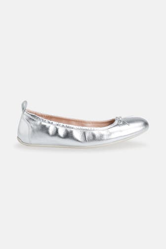 CANDICE COOPER Leder-Ballerinas 'Dafne Dancer' silber