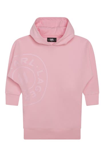 KARL LAGERFELD Hoodie-Kleid rosa