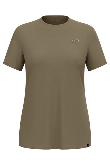 ODLO Funktionsshirt 'Raincloud' graugrün
