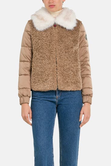 FRIEDA & FREDDIES NY Light brown Quilted Jacket