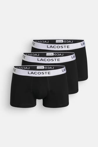 LACOSTE 3er-Pack Boxer Trunks schwarz