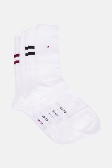TOMMY HILFIGER 4er-Pack Socken weiß